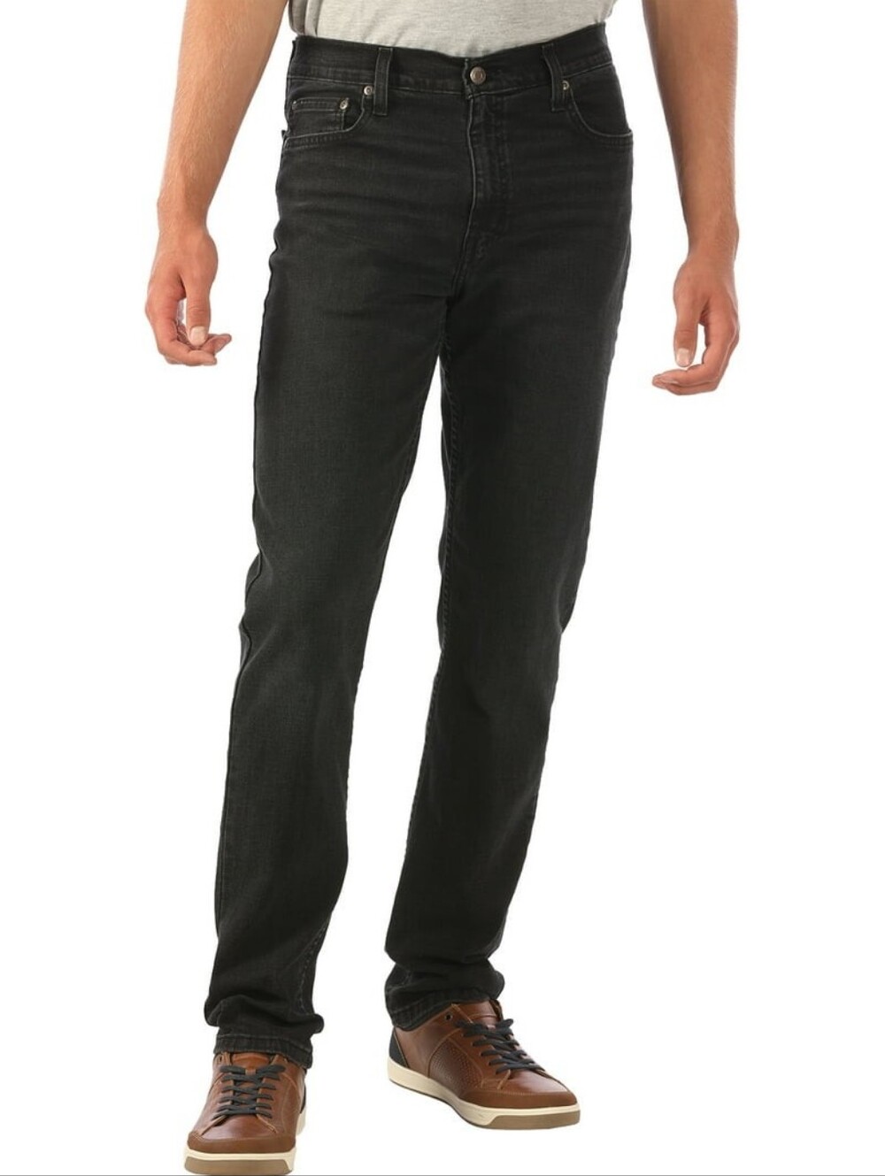 George Men's Gray Slim Fit Jeans - 32x31